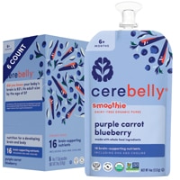 Cerebelly Organic Baby Puree Smoothie Vegan Purple Carrot Blueberry