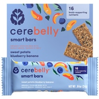 Cerebelly Organic Smart Toddler Snack Bars Blueberry Banana Sweet Potato