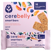 Cerebelly Organic Smart Toddler Snack Bars Carrot Date