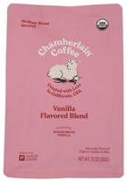 Chamberlain Coffee Organic Ground Coffee Medium Roast Vanilla Flavored Blend