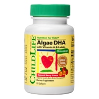 Childlife Algae DHA with Vitamin A & Lutein Chewable Natural Berry