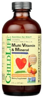Childlife Multi Vitamin & Mineral Liquid Supplement Natural Orange Mango