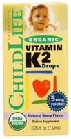 Childlife Organic Vitamin K2 Drops Natural Berry