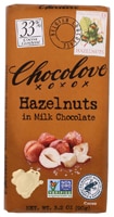 Chocolove Milk Chocolate Bar Hazelnut