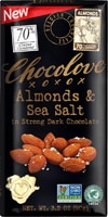 Chocolove Non-GMO Almonds & Sea Salt in Strong Dark Chocolate