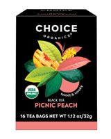 Choice Organics Black Tea Picnic Peach