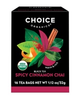 Choice Organics Black Tea Spicy Cinnamon Chai