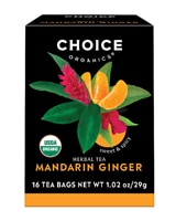 Choice Organics Tea Mandarin Ginger