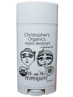 Christopher's Organics USDA Organic Deodorant - Mr. and Mrs. Peppermint