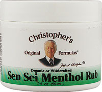 Christopher's Sen Sei Menthol Rub