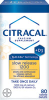 Citracal Slow Release 1200 Calcium Supplement + D3