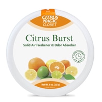 Citrus Magic Closet Odor Absorbing Solid Air Freshener Citrus Burst