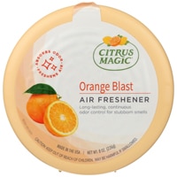 Citrus Magic Odor Absorbing Solid Air Freshener Orange Blast