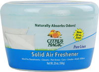 Citrus Magic Odor Absorbing Solid Air Freshener Pure Linen