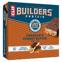 Clif Bar Gluten Free Builders Plant-Based Protein Bars Chocolate Peanut Butter