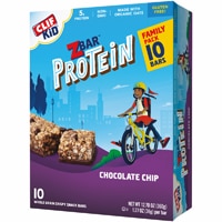 Clif Bar Gluten Free Kid ZBar Protein Bars Chocolate Chip