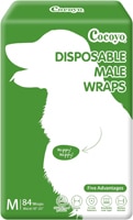 Cocoyo Dog Disposable Wraps Male Doggie 84 Diapers - Medium