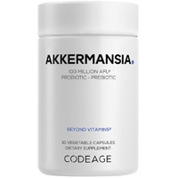 Codeage Akkermansia 100 Million AFU Synbiotic Supplement Probiotic & Chicory Root Prebiotic
