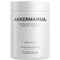 Codeage Akkermansia Muciniphila 100 Million AFU - Daily Synbiotic Probiotic Chicory Inulin