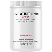 Codeage Creatine HMB+ Taurine - myHMB - Vitamin D3 Liposomal Delivery Unflavored Powder