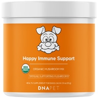 Codeage DNA PET Happy Immune Support Organic Mushroom Mix Supplement Powder for Dogs