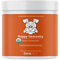 Codeage DNA PET Happy Immunity Organic Mushroom Mix Supplement Powder for Dogs