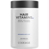 Codeage Hair Vitamins - Biotin 10000 mcg Keratin Collagen Zinc Inositol Supplement