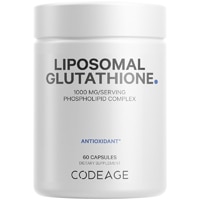 Codeage Liposomal Glutathione Supplement 1000 mg GlutaOne L-Glutathione Reduced