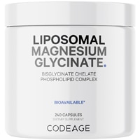 Codeage Liposomal Magnesium Bisglycinate Chelate Mineral Supplement BioMag Phospholipids