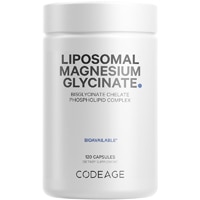 Codeage Liposomal Magnesium Bisglycinate Chelate Mineral Supplement-BioMag Phospholipids