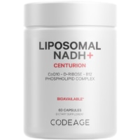 Codeage Liposomal NADH+ -Nicotinamide Adenine Dinucleotide - COQ10 - Vitamin B12 & D-Ribose