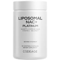 Codeage Liposomal Nac+ Platinum N-Acetyl L-Cysteine Vitamin C Alpha Lipoic Acid Selenium