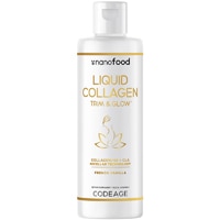 Codeage Liquid Collagen Peptides Supplement-Beauty Trim & Glow-CLA-Hyaluronic Acid-Vitamin E French Vanilla