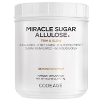 Codeage Miracle Sugar Allulose Powder All-Purpose Zero Calorie Allulose Sweetener 0 Carb