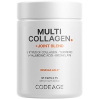 Codeage Multi Collagen Peptides + Joint Health Blend Supplement Astaxanthin Turmeric