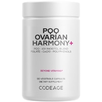 Codeage PQQ Ovarian Harmony-Myo + D-Chiro-Inositol-CoQ10-Folate-Pyrroloquinoline Quinone