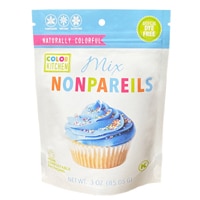 Color Kitchen Foods Artificial Dye Free Nonpareils Sprinkles