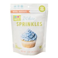 Color Kitchen Foods Artificial Dye Free White Sprinkles