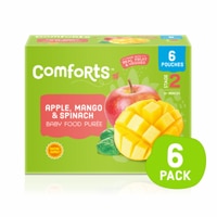 Comforts Baby Food Puree 6+ Months Apple Mango & Spinach