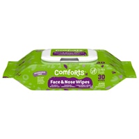 Comforts Face & Nose Wipes Fragrance Free