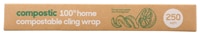 Compostic Cling Wrap Compostable Freezer Safe Microwave Safe