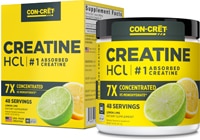 Con-Cret Creatine HCl Powder - NSF Certified for Sport Lemon Lime