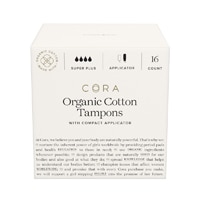 Cora Organic Cotton Tampons Super Plus