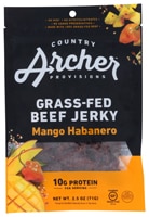 Country Archer Gluten Free Grass-Fed Beef Jerky Mango Habanero