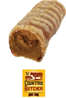 Country Butcher Dog Chew Beef Tube with Peanut Butter