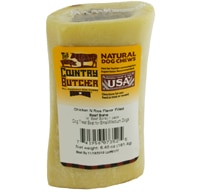 Country Butcher Dog Chew Stuffed Beef Bone Chicken N Rice