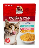 Country Kitchen Cat Treats Lickables Variety Pack Puree Style