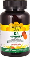 Country Life D3 Gummies Strawberry & Orange