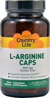 Country Life L-Arginine Caps