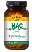 Country Life NAC N-Acetyl Cysteine